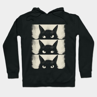 Cat Lover, Grumpy Black Kitten, Cat Mom, Cat Dad Hoodie